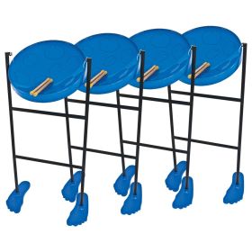 Panyard JJ1058-BL-4PK Pack of 4 Jumbie Jam steel pans - Blue