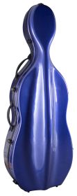 4/4 Size Cello Fibreglass Hardcase in Blue 5.7kg - 1866BL