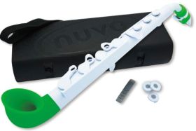 Nuvo jSax Outfit White with Green Trim - N520JWGN