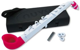 Nuvo jSax Outfit White with PInk Trim - N520JWPK