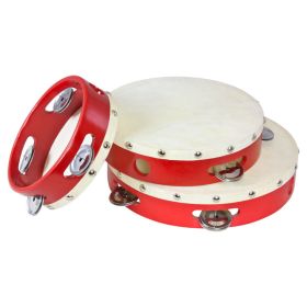 "Percussion Plus PP0385 Tambourine wood shells 6"""