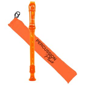 10 Pack of Transparent Orange Descant Recorders PP914