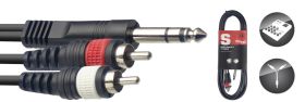 Splitter Cable 2 Metre by Stagg - SYC2/PS2CM E